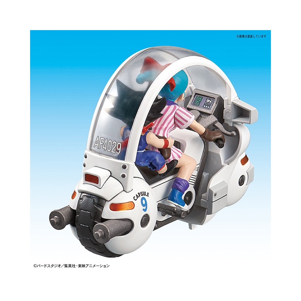 BANDAI DRAGON BALL - BULMA'S CAPSULE 9 MOTORCYCLE MODEL KIT