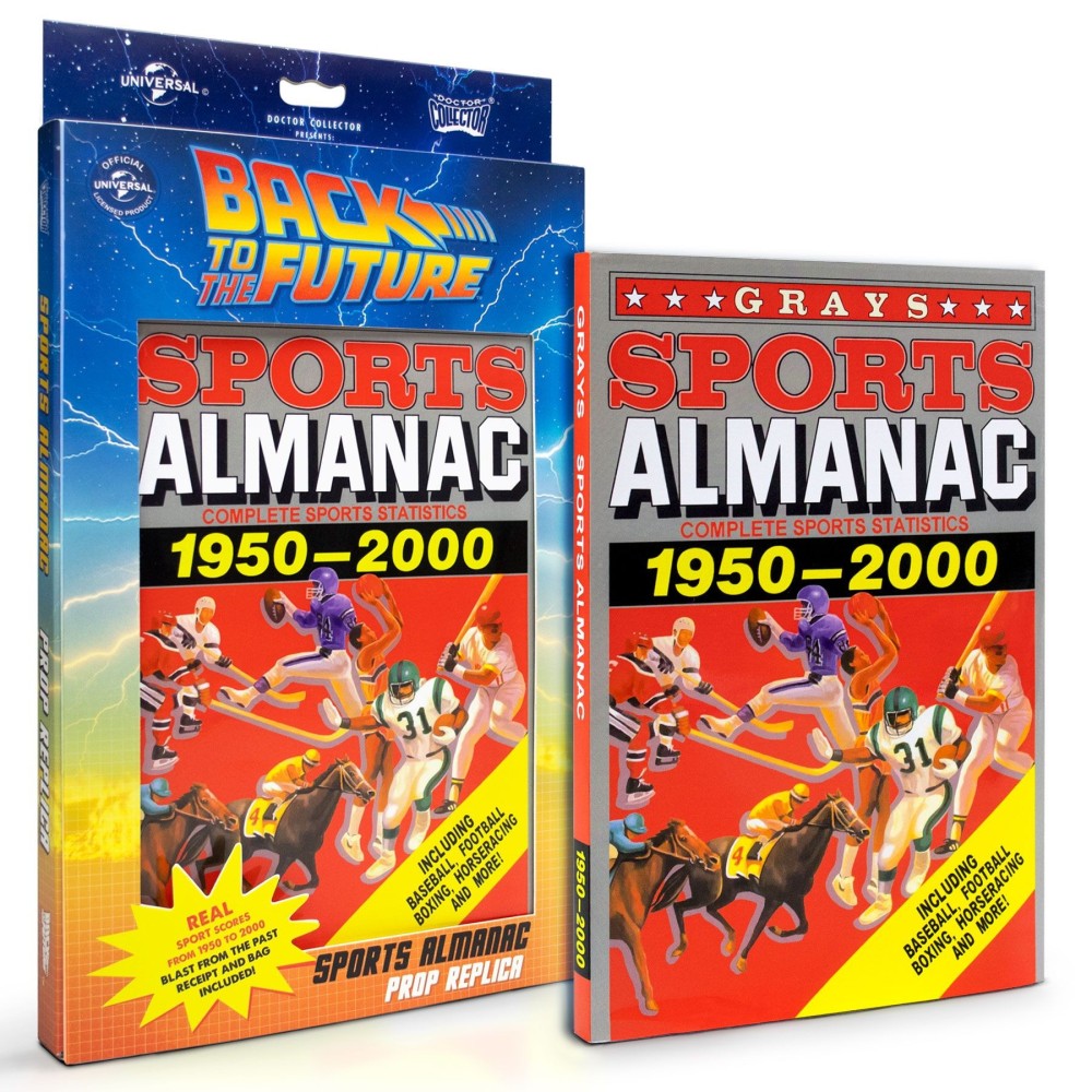 RITORNO AL FUTURO SPORTS ALMANAC REPLICA DOCTOR COLLECTOR