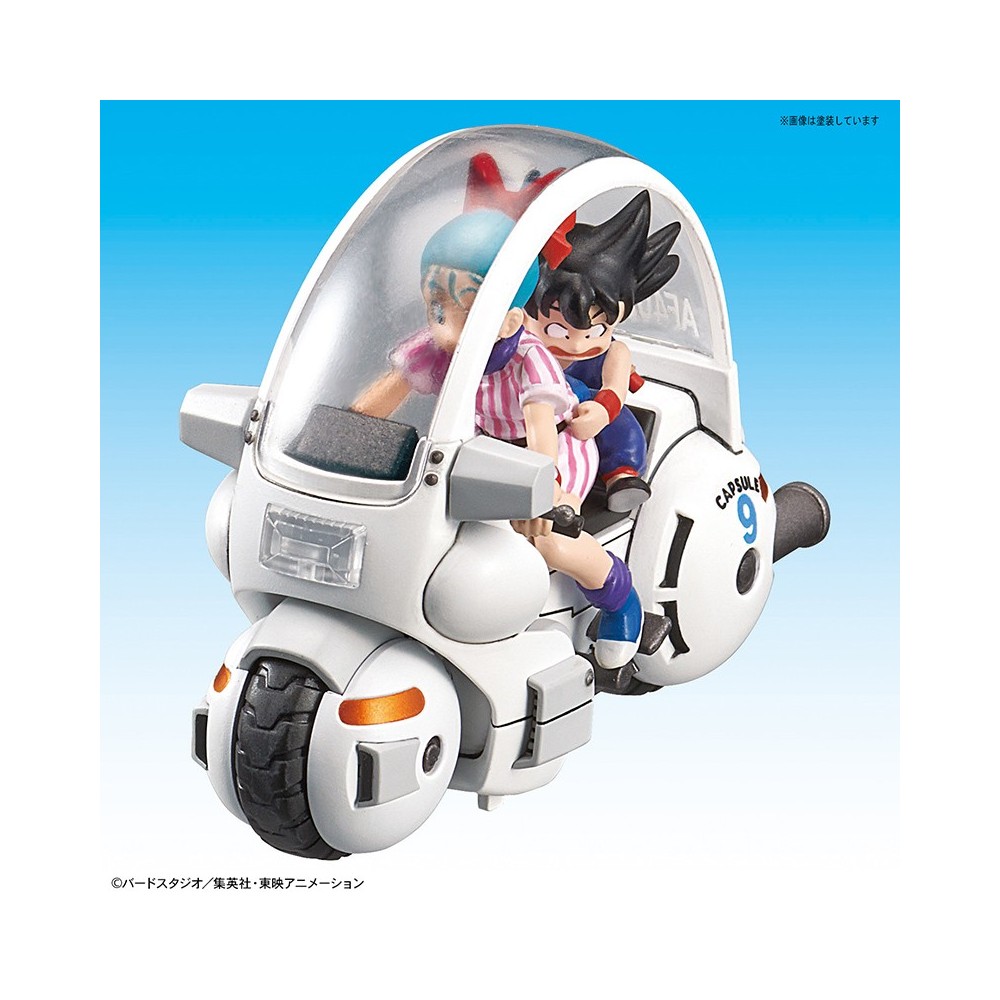 BANDAI DRAGON BALL - BULMA'S CAPSULE 9 MOTORCYCLE MODEL KIT