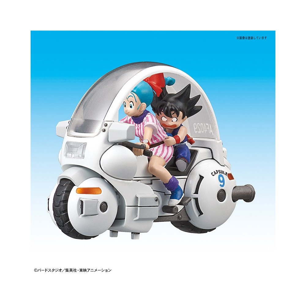BANDAI DRAGON BALL - BULMA'S CAPSULE 9 MOTORCYCLE MODEL KIT
