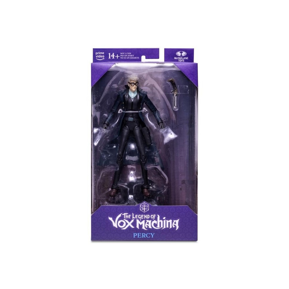 MC FARLANE THE LEGEND OF VOX MACHINA PERCY ACTION FIGURE