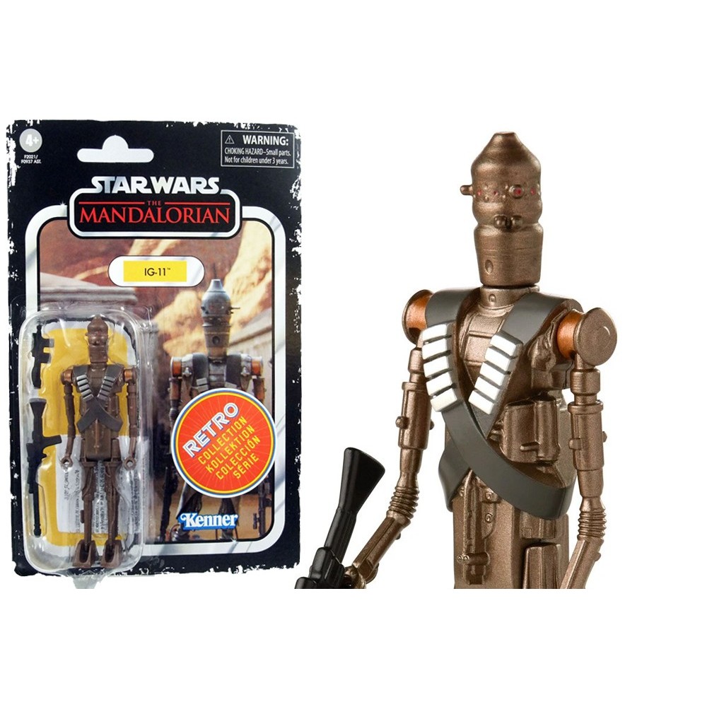 HASBRO STAR WARS RETRO COLLECTION THE MANDALORIAN IG-11 ACTION FIGURE