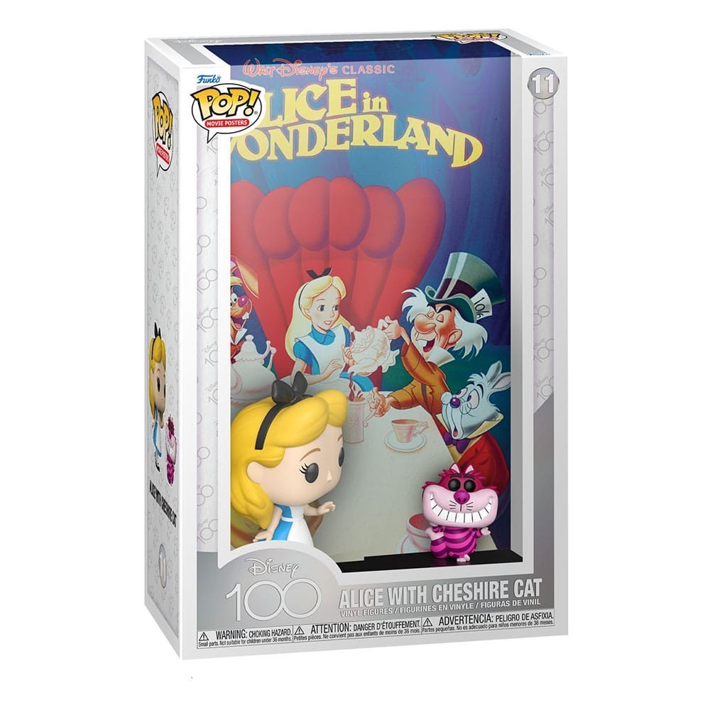 FUNKO DISNEY'S 100 FUNKO POP! MOVIE POSTER ALICE IN WONDERLAND BOBBLE HEAD