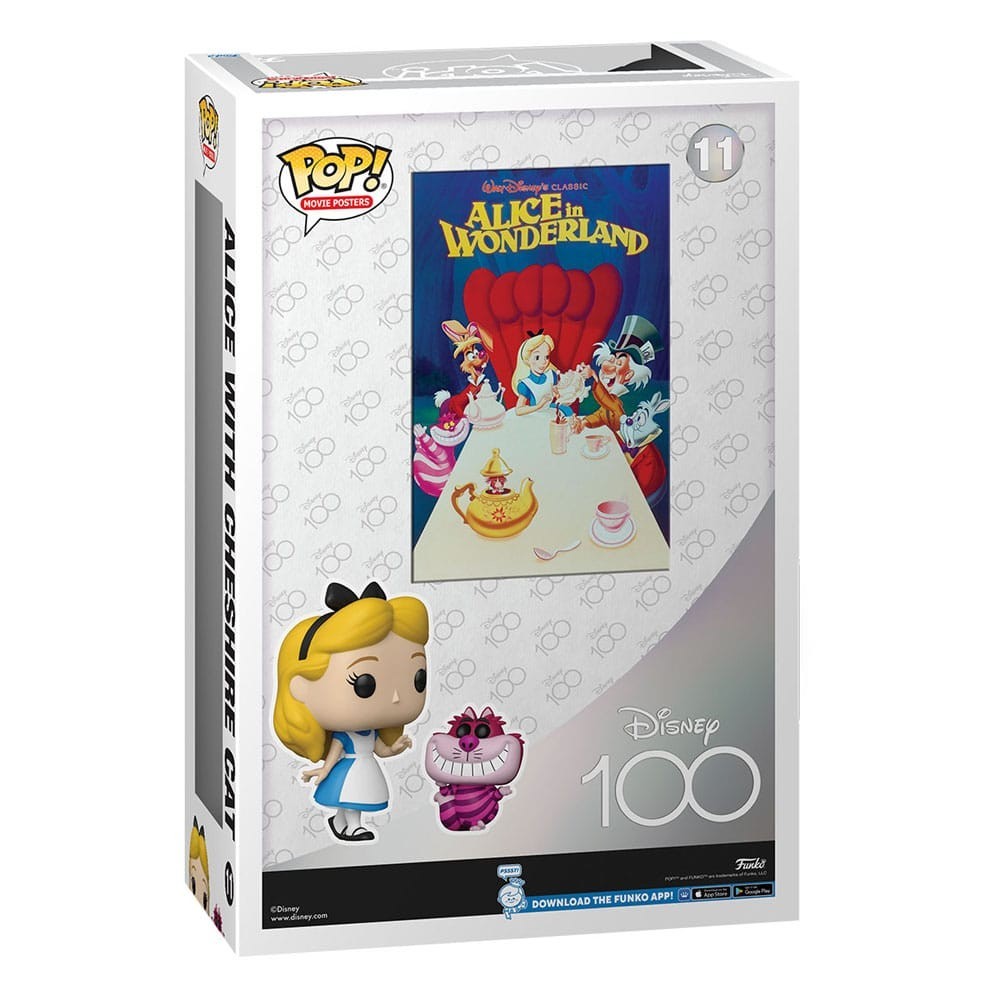 FUNKO DISNEY'S 100 FUNKO POP! MOVIE POSTER ALICE IN WONDERLAND BOBBLE HEAD