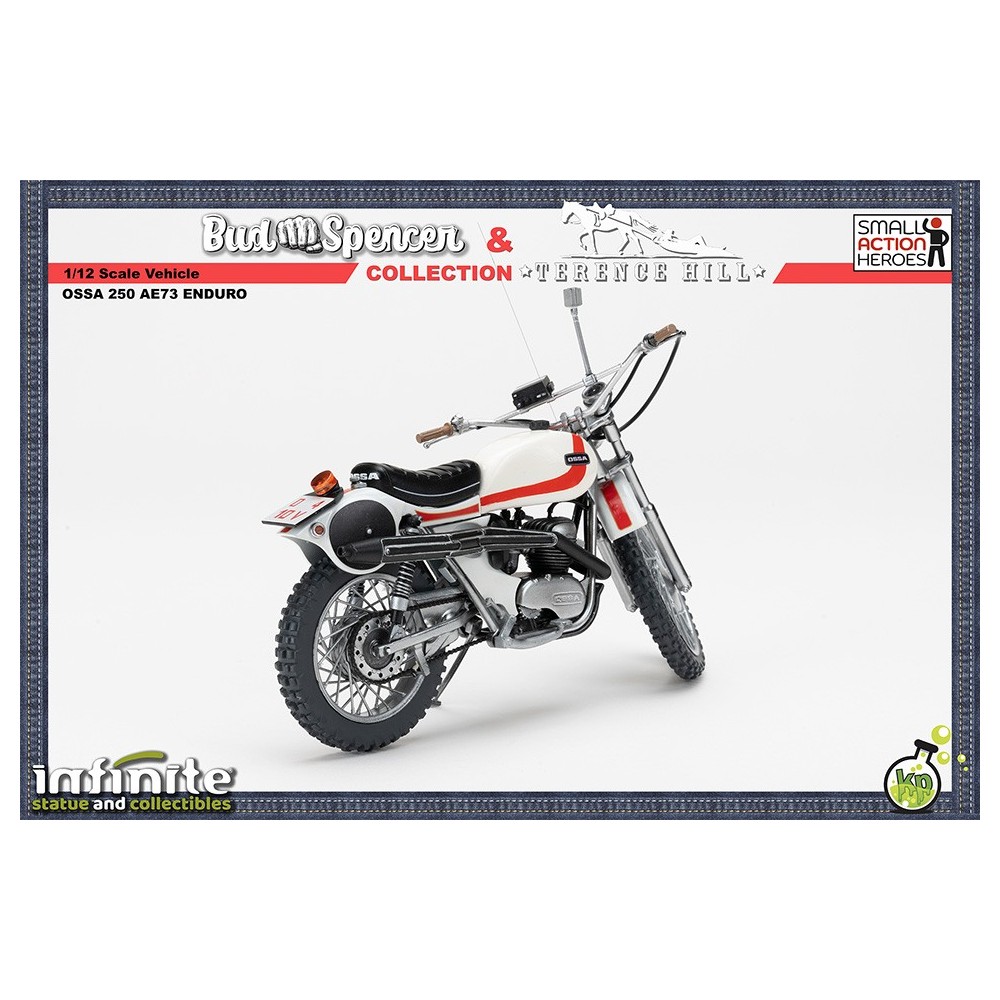 INFINITE STATUE TERENCE HILL OSSA 250 AE73 ENDURO 1/12 SCALE MODEL
