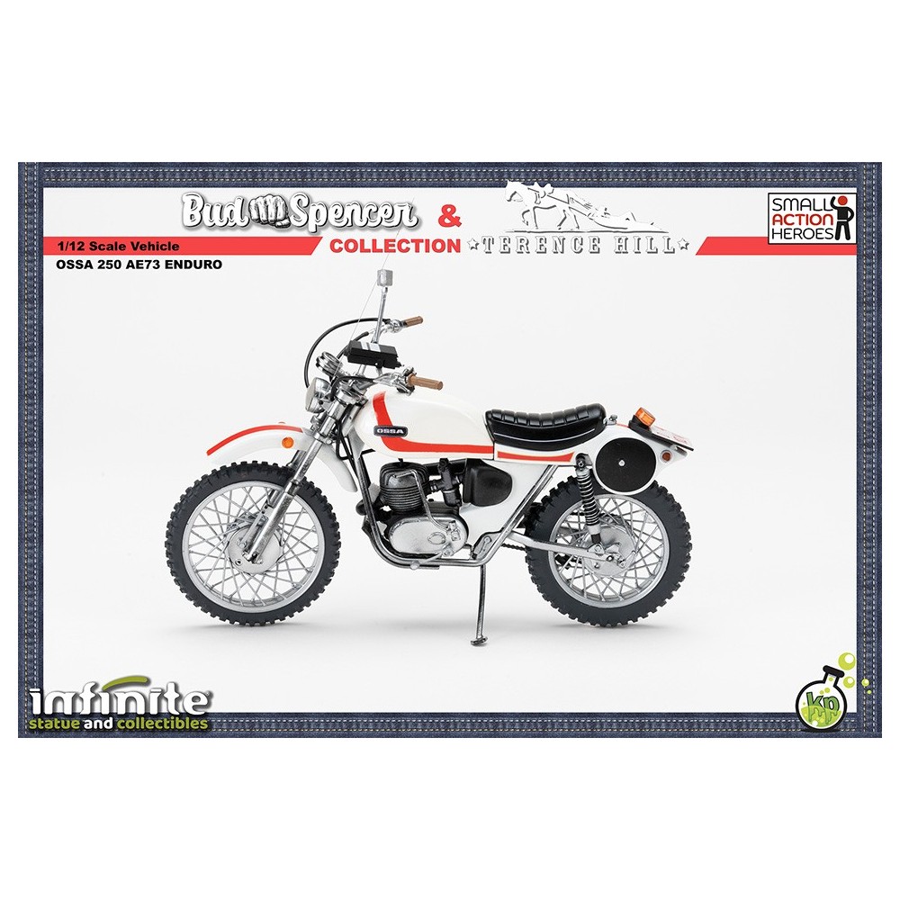 INFINITE STATUE TERENCE HILL OSSA 250 AE73 ENDURO 1/12 SCALE MODEL
