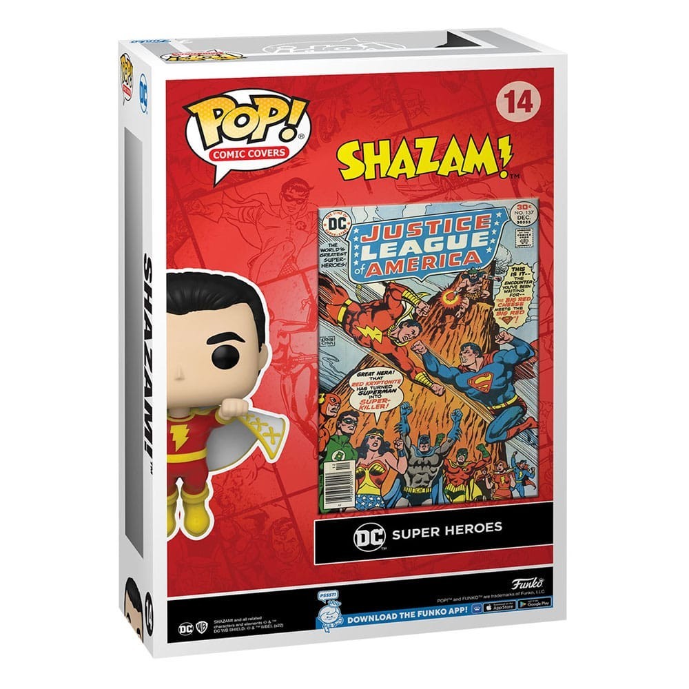 FUNKO FUNKO POP! DC COMIC COVERS SHAZAM BOBBLE HEAD FIGURE