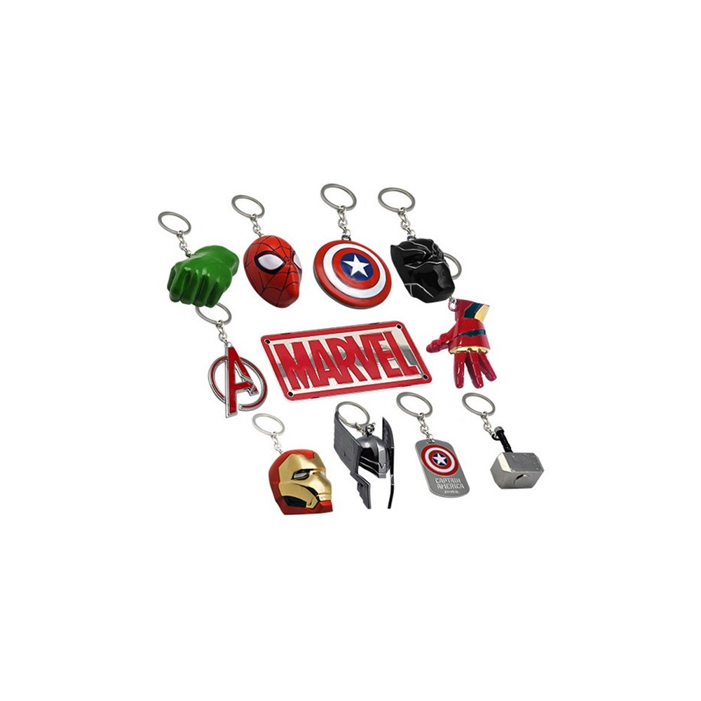 MARVEL 3D SET 10X PORTACHIAVI KIDS LICENSING