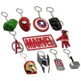 KIDS LICENSING MARVEL 3D KEYCHAIN KEYRING SET 10X