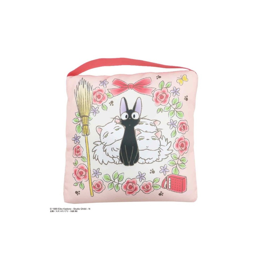KIKI DELIVERY JIJI AND LILY 30X30X5CM CUSCINO STUDIO GHIBLI