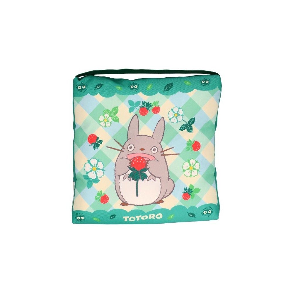 STUDIO GHIBLI MY NEIGHBOR TOTORO WITH STRAWBERRIES 30X30X5CM CUSHION