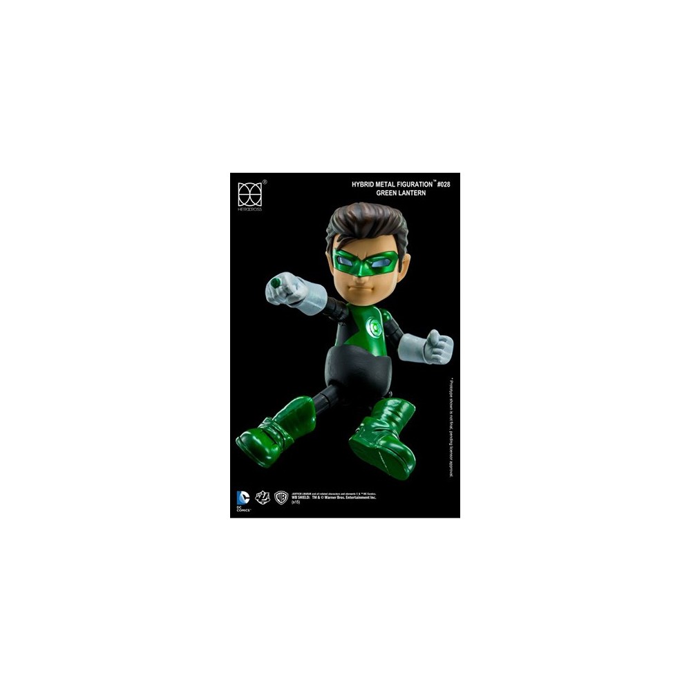 HEROCROSS JUSTICE LEAGUE - GREEN LANTERN HYBRID METAL FIGURATION ACTION FIGURE