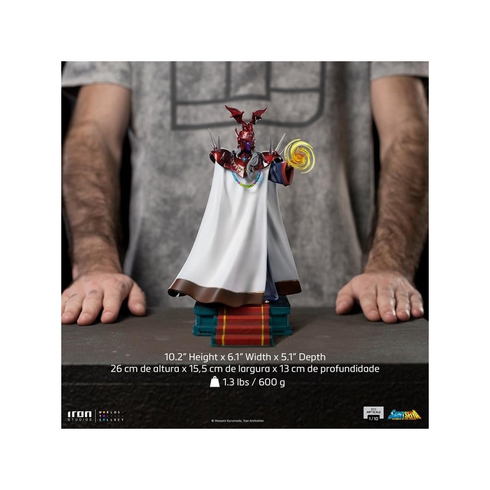 SAINT SEIYA POPE ARES BDS ART SCALE 1/10 STATUE IRON STUDIOS