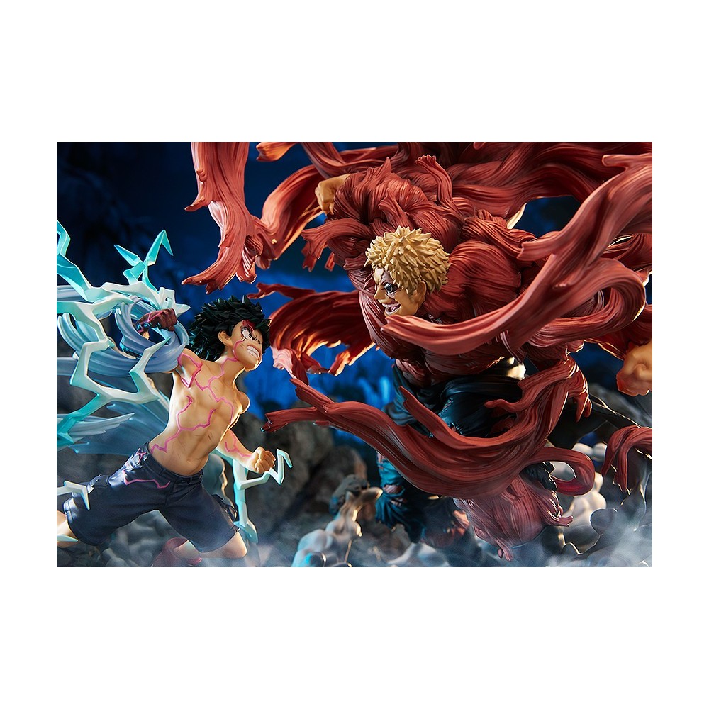 MY HERO ACADEMIA IZUKU MIDORIYA VS MUSCULAR STATUA FIGURE TAKARA TOMY