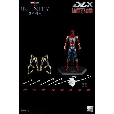 AVENGERS THE INFINITY SAGA IRON SPIDER-MAN DLX ACTION FIGURE THREEZERO