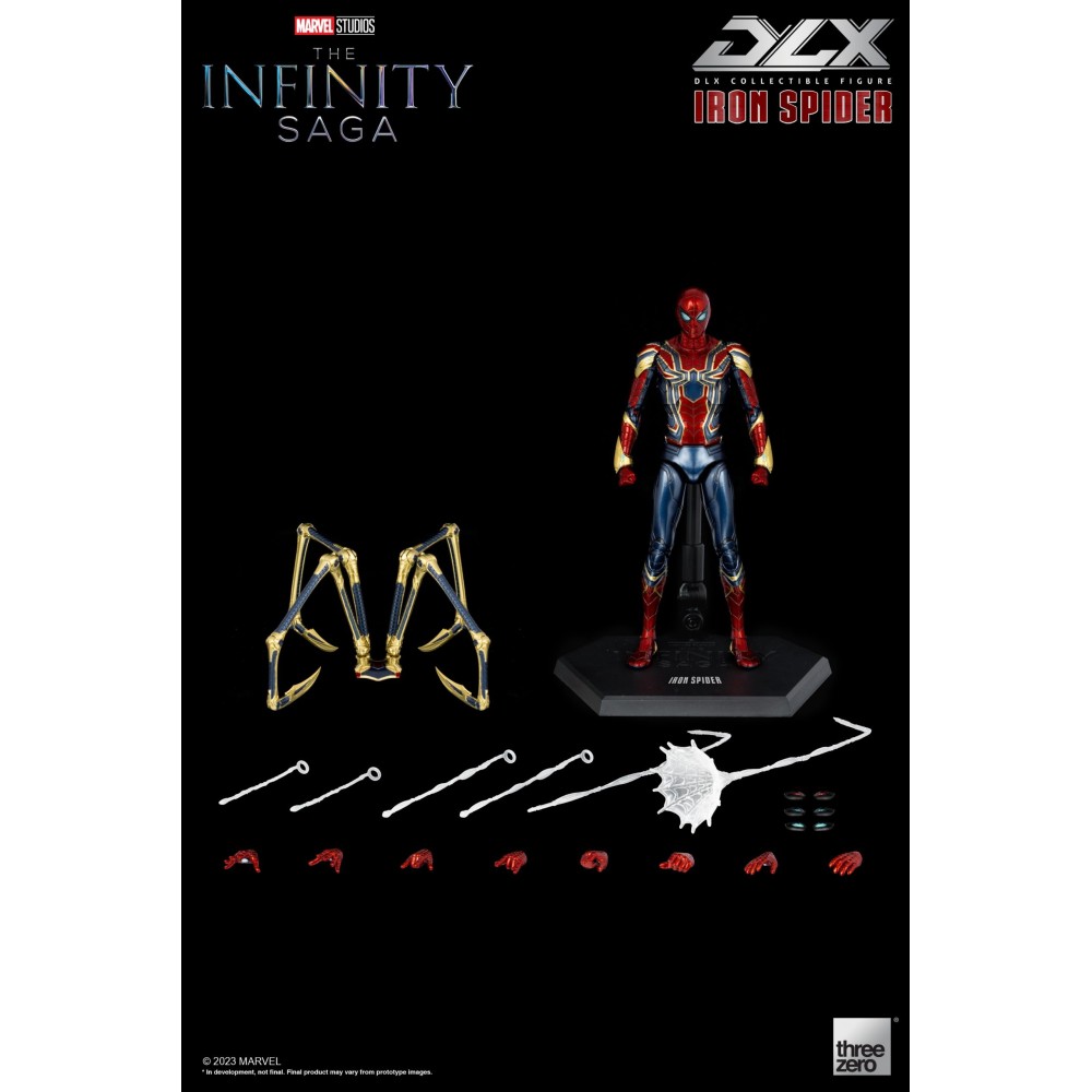 AVENGERS THE INFINITY SAGA IRON SPIDER-MAN DLX ACTION FIGURE THREEZERO
