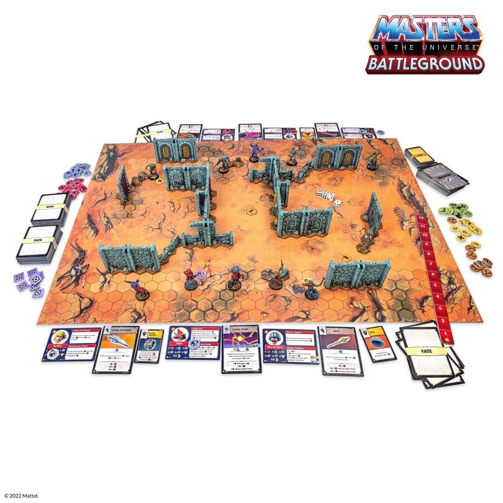 MASTERS OF THE UNIVERSE BATTLEGROUND STARTER SET GIOCO DA TAVOLO ITALIANO ARCHON STUDIO