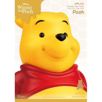 WINNIE THE POOH VINYL PIGGY BANK STATUA FIGURE SALVADANAIO BEAST KINGDOM