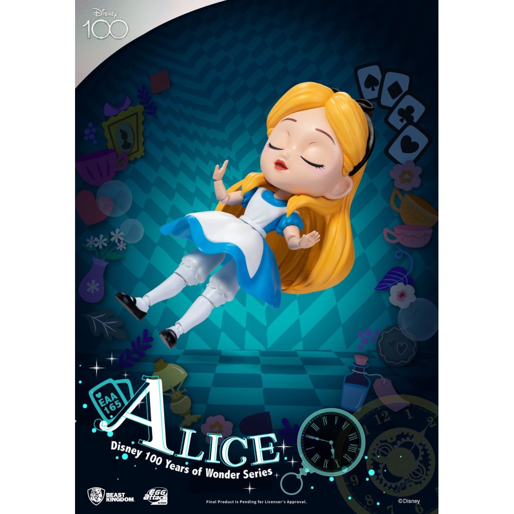 BEAST KINGDOM DISNEY 100 EGG ATTACK ALICE IN WONDERLAND ACTION FIGURE