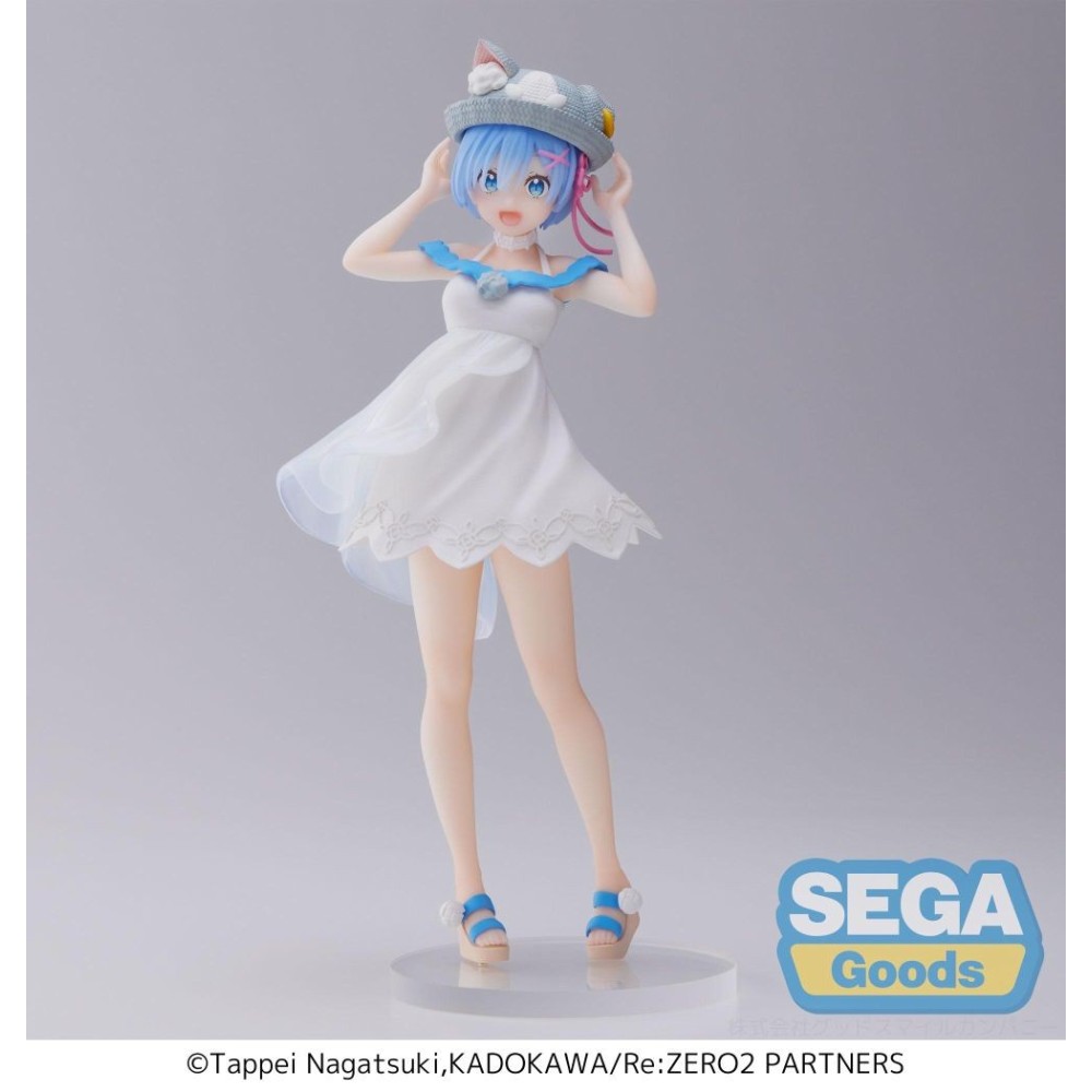 RE:ZERO LUMINASTA REM NYATSU DAY STATUA FIGURE SEGA GOODS
