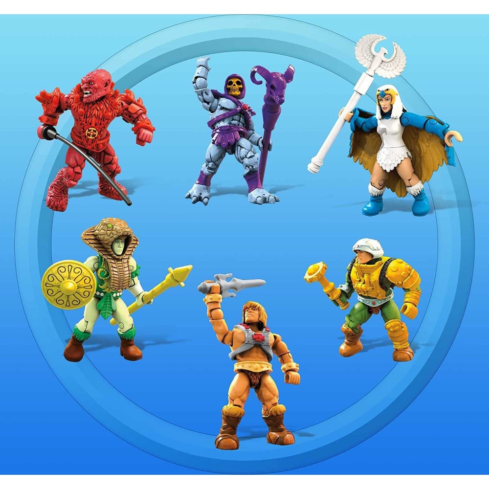 MASTERS OF THE UNIVERSE GRAYSKULL CASTLE MEGA CONSTRUX SET MATTEL