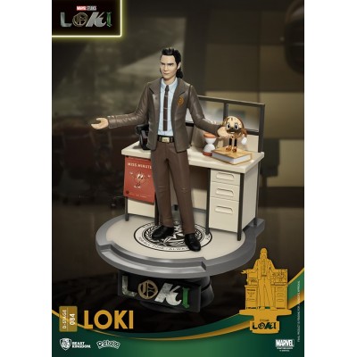 BEAST KINGDOM D-STAGE MARVEL STUDIOS LOKI STATUE FIGURE DIORAMA