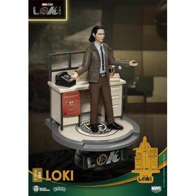 BEAST KINGDOM D-STAGE MARVEL STUDIOS LOKI STATUE FIGURE DIORAMA
