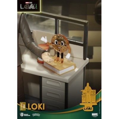 BEAST KINGDOM D-STAGE MARVEL STUDIOS LOKI STATUE FIGURE DIORAMA