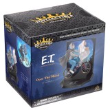 NOBLE COLLECTIONS E.T. AND ELLIOT OVER THE MOON STATUE FIGURE DIORAMA