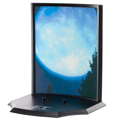 NOBLE COLLECTIONS E.T. AND ELLIOT OVER THE MOON STATUE FIGURE DIORAMA