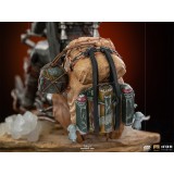 THE MANDALORIAN ON SPEEDERBIKE DELUXE ART SCALE 1/10 STATUA FIGURE IRON STUDIOS