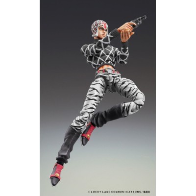 MEDICOS ENTERTAINMENT JOJO'S BIZARRE ADVENTURE GUIDO MISTA AND S.P. BLACK CHOZOKADO ACTION FIGURE
