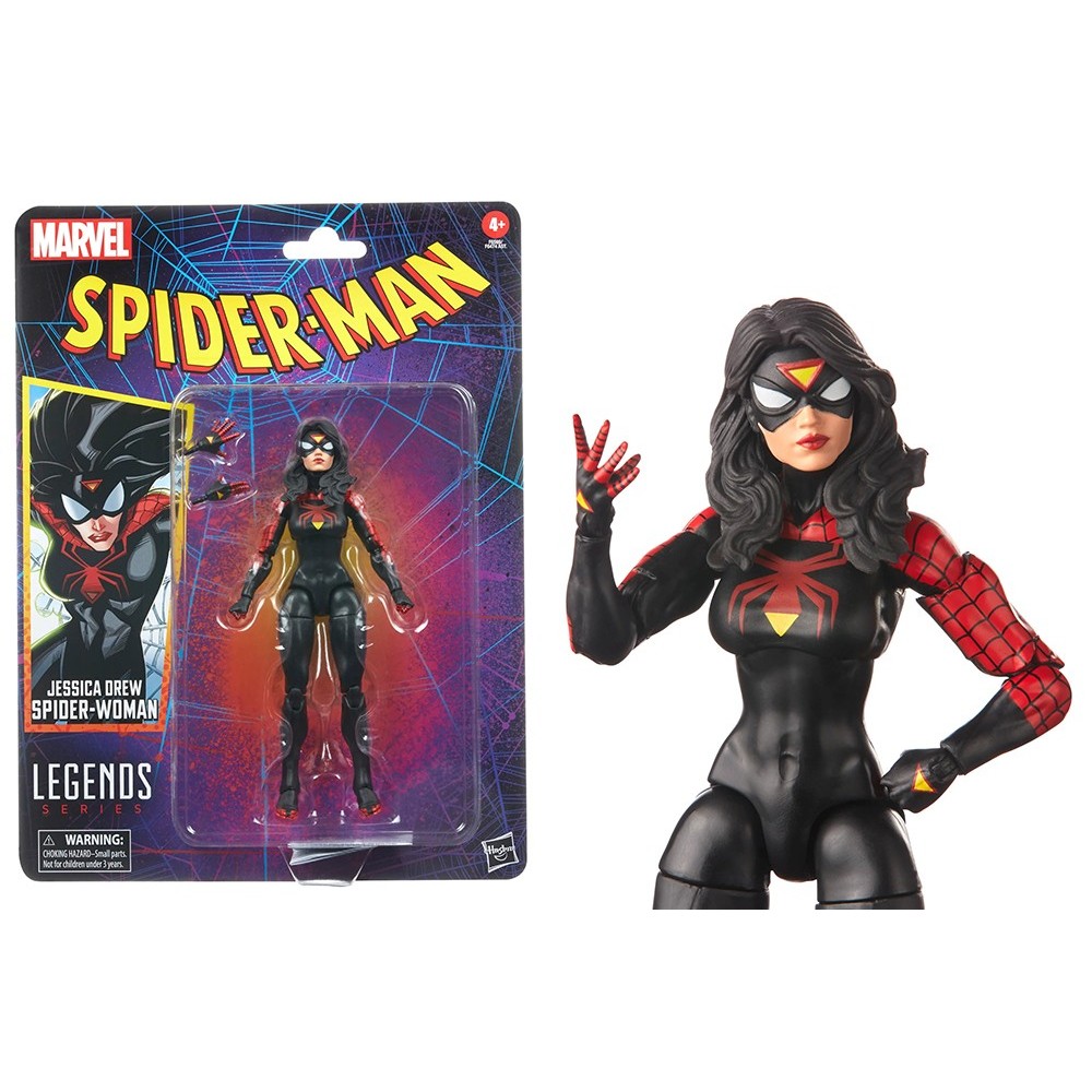 MARVEL LEGENDS RETRO COLLECTION SPIDER-WOMAN ACTION FIGURE HASBRO