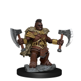 WIZKIDS DUNGEONS AND DRAGONS FRAMEWORKS DWARF BARBARIAN FEMALE MODEL KIT MINIATURE FIGURE