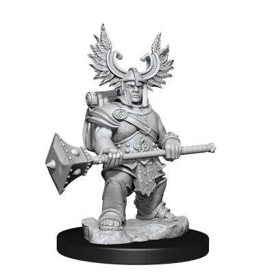 WIZKIDS DUNGEONS AND DRAGONS FRAMEWORKS DWARF BARBARIAN FEMALE MODEL KIT MINIATURE FIGURE