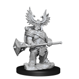 WIZKIDS DUNGEONS AND DRAGONS FRAMEWORKS DWARF BARBARIAN FEMALE MODEL KIT MINIATURE FIGURE