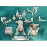 WIZKIDS DUNGEONS AND DRAGONS FRAMEWORKS DWARF BARBARIAN FEMALE MODEL KIT MINIATURE FIGURE
