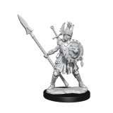 WIZKIDS DUNGEONS AND DRAGONS FRAMEWORKS HUMAN FIGHTER FEMALE MODEL KIT MINIATURE FIGURE