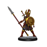 WIZKIDS DUNGEONS AND DRAGONS FRAMEWORKS HUMAN FIGHTER FEMALE MODEL KIT MINIATURE FIGURE