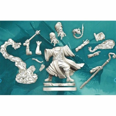 DUNGEONS AND DRAGONS FRAMEWORKS HUMAN WIZARD MALE MODEL KIT MINIATURE FIGURE WIZKIDS