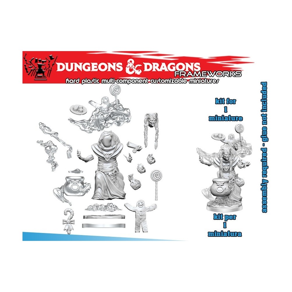 DUNGEONS AND DRAGONS FRAMEWORKS NIGHT HAG MODEL KIT MINIATURE FIGURE WIZKIDS