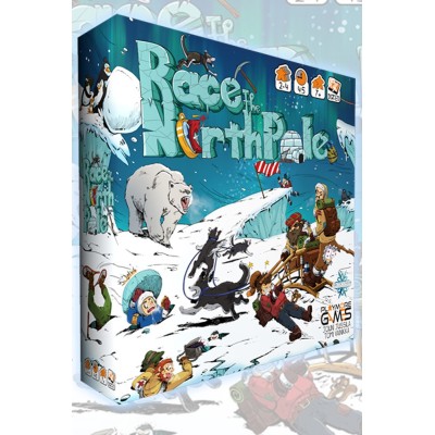 RACE TO THE NORTH POLE BOARDGAME GIOCO DA TAVOLO