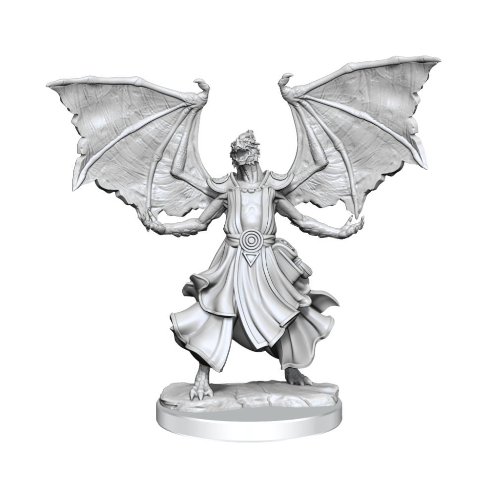 WIZKIDS DUNGEONS AND DRAGONS FRAMEWORKS DRAGONBORN SORCERER FEMALE MODEL KIT MINIATURE FIGURE