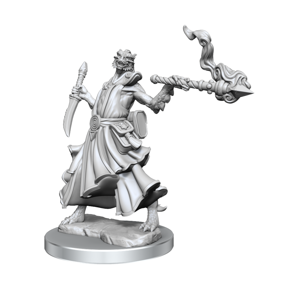 WIZKIDS DUNGEONS AND DRAGONS FRAMEWORKS DRAGONBORN SORCERER FEMALE MODEL KIT MINIATURE FIGURE