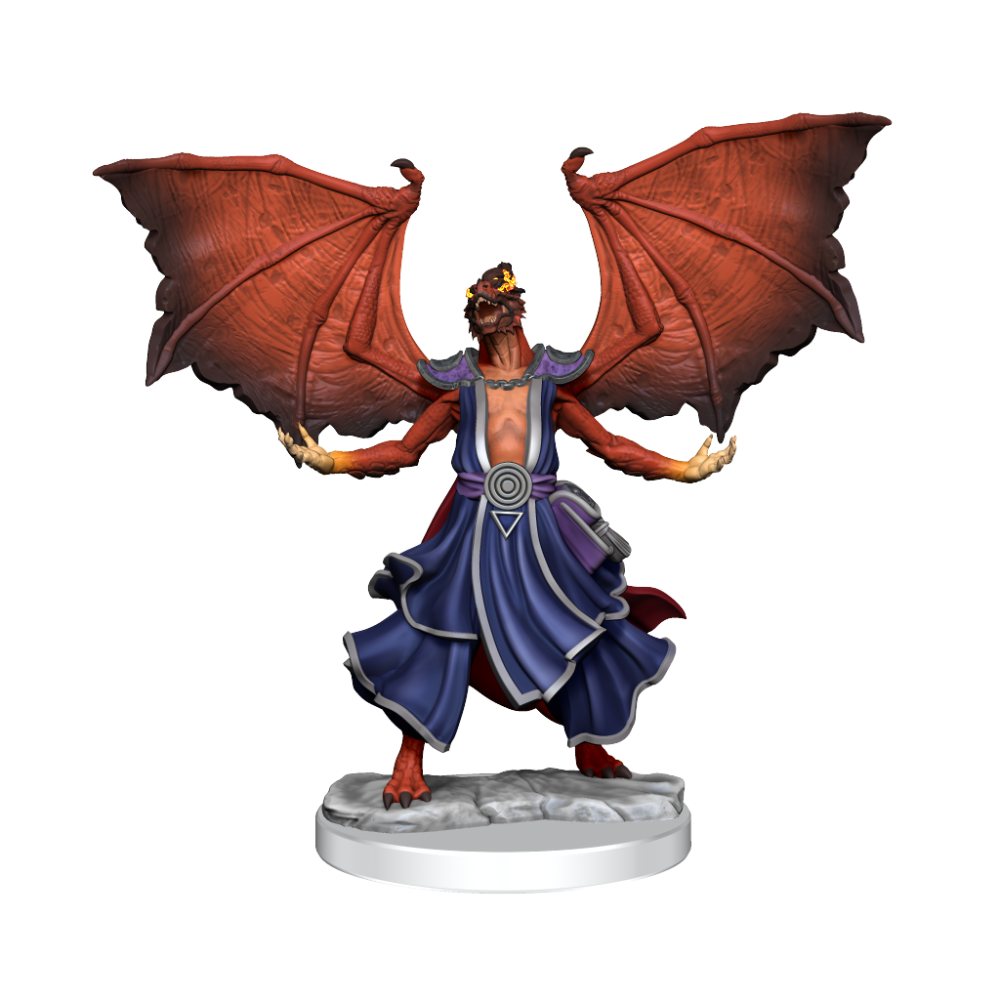 WIZKIDS DUNGEONS AND DRAGONS FRAMEWORKS DRAGONBORN SORCERER FEMALE MODEL KIT MINIATURE FIGURE