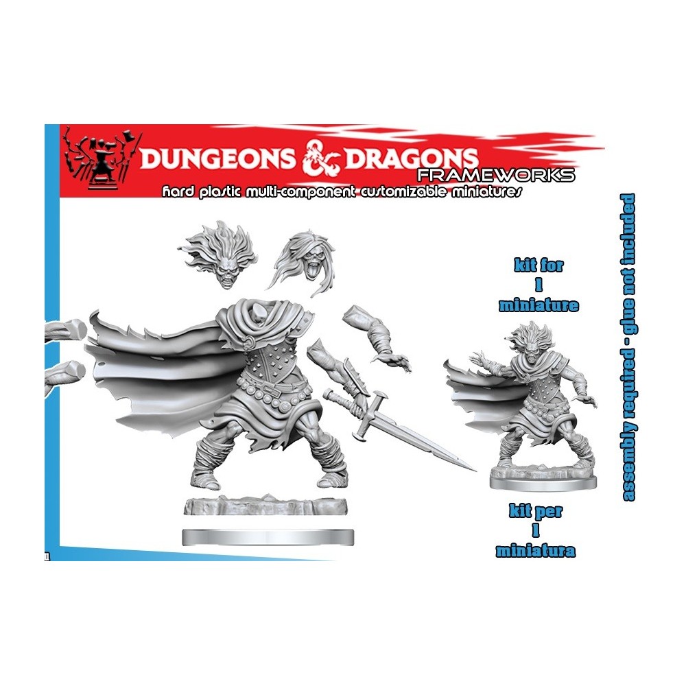 WIZKIDS DUNGEONS AND DRAGONS FRAMEWORKS WIGHT MODEL KIT MINIATURE FIGURE