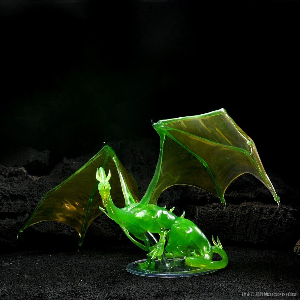 ICONS OF THE REALM ADULT EMERALD DRAGON PREMIUM SET FIGURE WIZKIDS