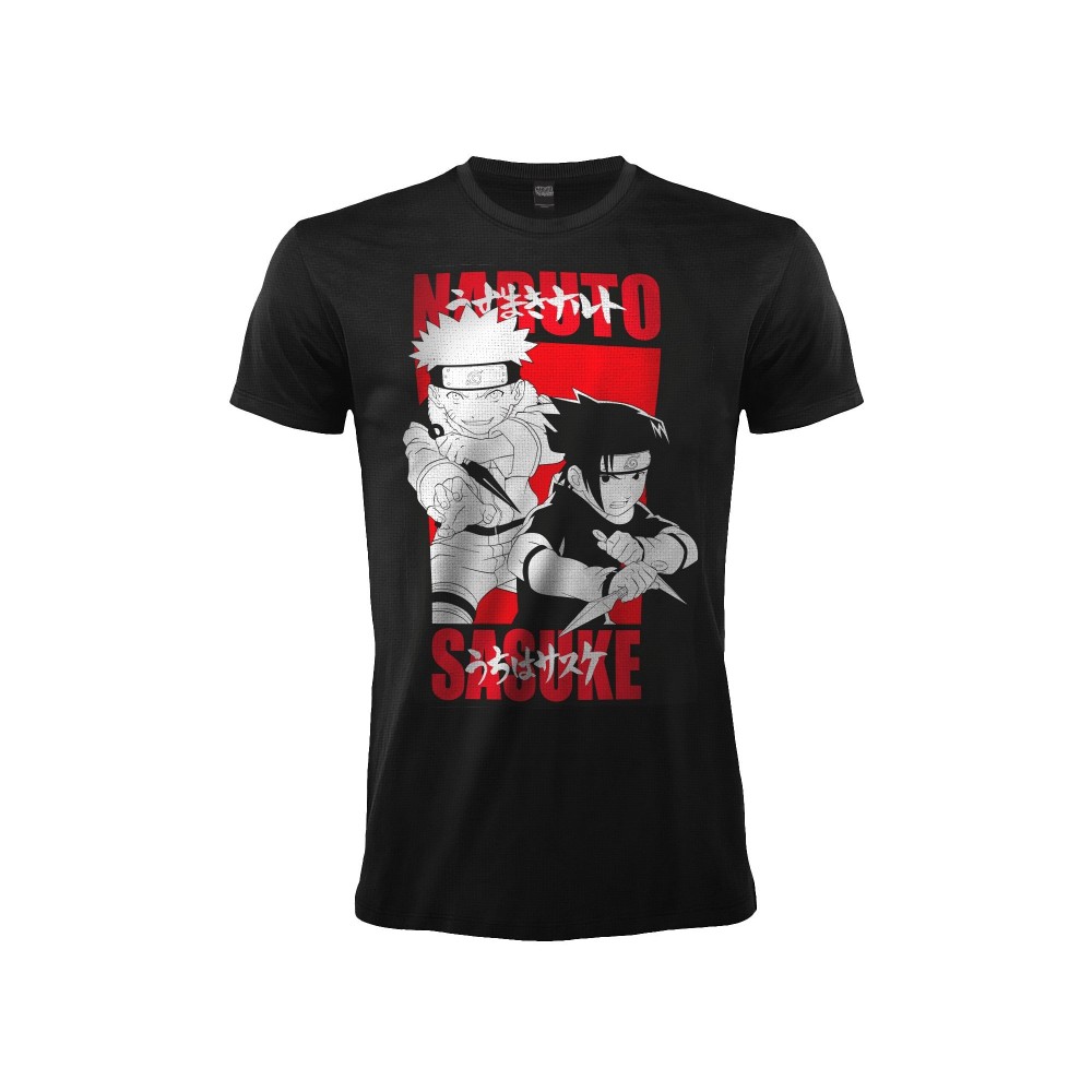 T SHIRT NARUTO AND SASUKE