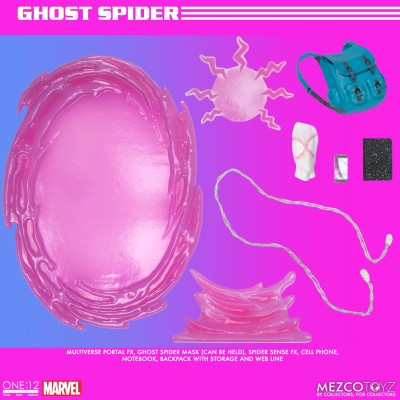 MEZCO TOYS SPIDER-MAN GHOST SPIDER ONE:12 COLLECTIVE ACTION FIGURE