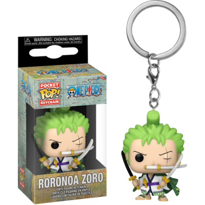FUNKO ONE PIECE POCKET POP! RORONOA ZORO KEYCHAIN